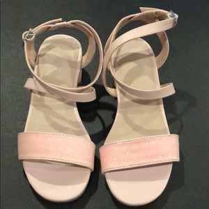 Chasing Fireflies Pink Glitter Strap Shoe